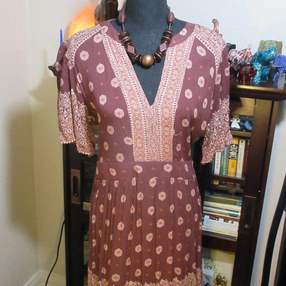 Brown Bohemian dress Size 14